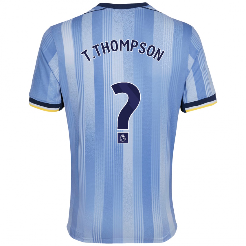 Kinderen Tynan Thompson #0 Lichtblauw Uitshirt Uittenue 2024/25 T-Shirt België