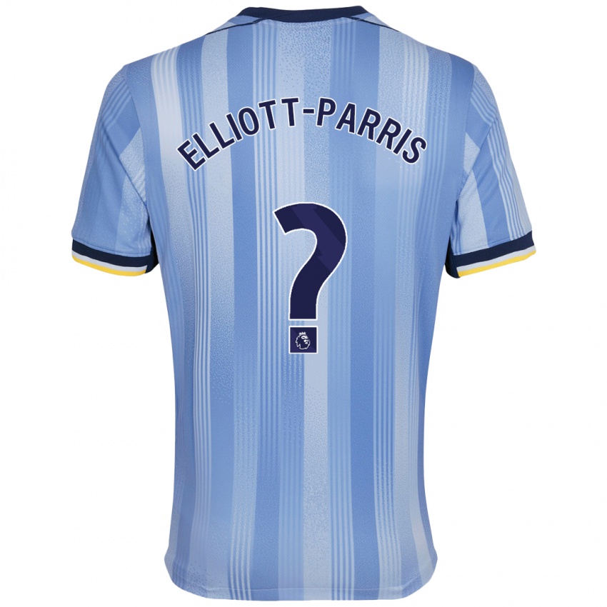 Kinderen Reiss Elliott-Parris #0 Lichtblauw Uitshirt Uittenue 2024/25 T-Shirt België