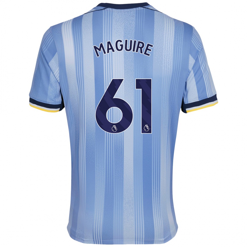 Kinderen Aaron Maguire #61 Lichtblauw Uitshirt Uittenue 2024/25 T-Shirt België