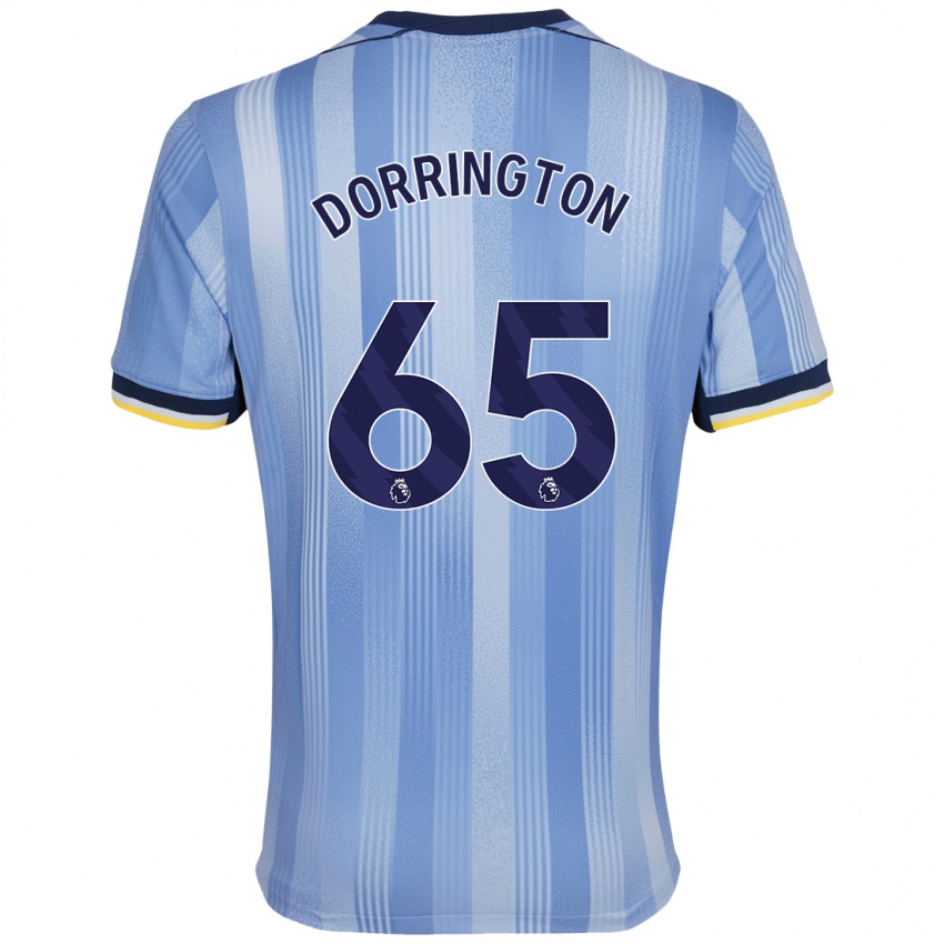 Kinderen Alfie Dorrington #65 Lichtblauw Uitshirt Uittenue 2024/25 T-Shirt België