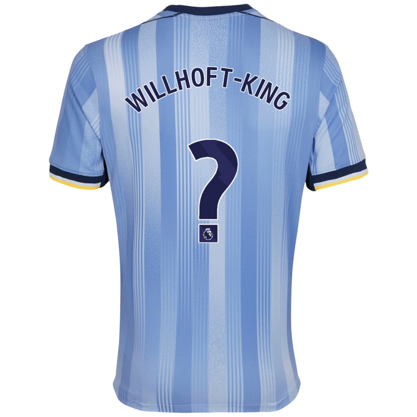 Kinderen Han Willhoft-King #0 Lichtblauw Uitshirt Uittenue 2024/25 T-Shirt België