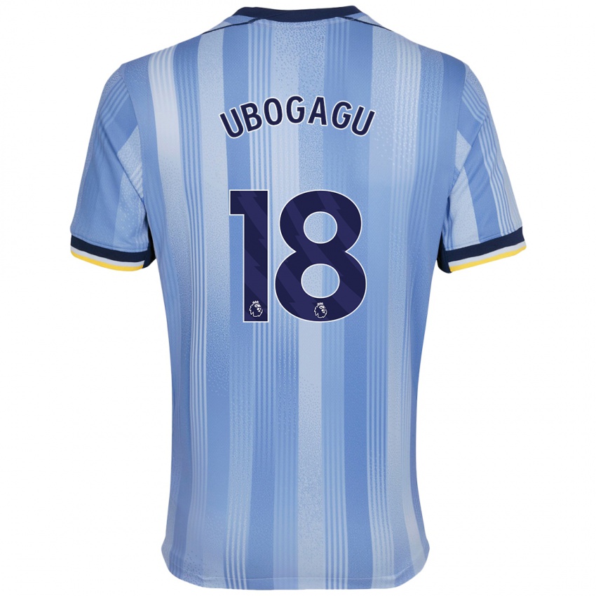 Kinderen Chioma Ubogagu #18 Lichtblauw Uitshirt Uittenue 2024/25 T-Shirt België