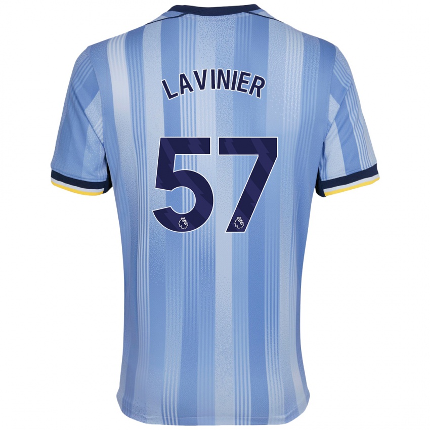 Kinderen Marcel Lavinier #57 Lichtblauw Uitshirt Uittenue 2024/25 T-Shirt België