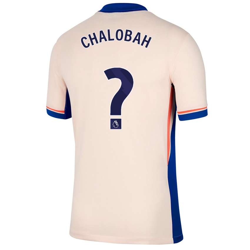 Enfant Maillot Trevoh Chalobah #0 Beige Clair Tenues Extérieur 2024/25 T-Shirt Belgique