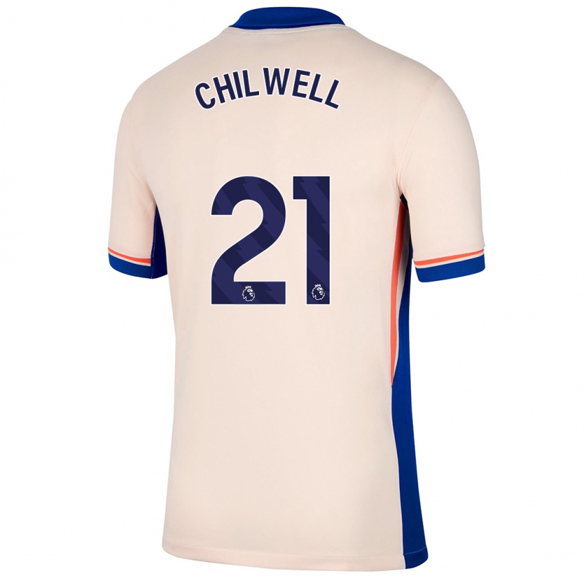 Enfant Maillot Ben Chilwell #21 Beige Clair Tenues Extérieur 2024/25 T-Shirt Belgique