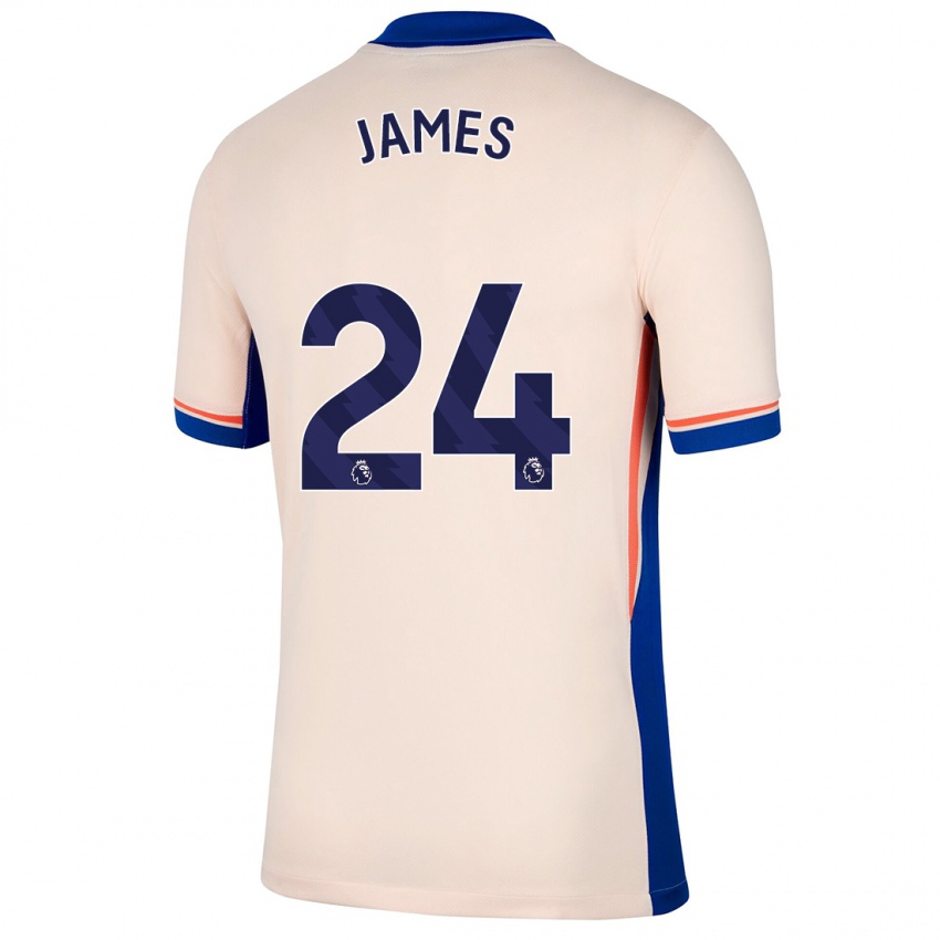 Kinderen Reece James #24 Lichtbeige Uitshirt Uittenue 2024/25 T-Shirt België