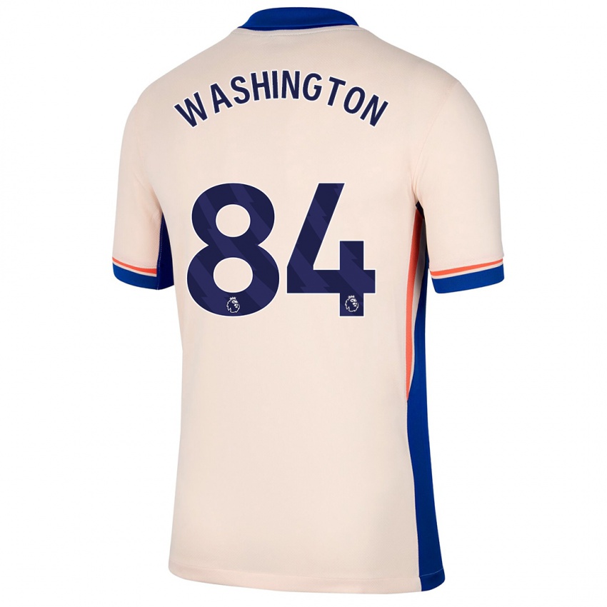 Enfant Maillot Marcell Washington #84 Beige Clair Tenues Extérieur 2024/25 T-Shirt Belgique