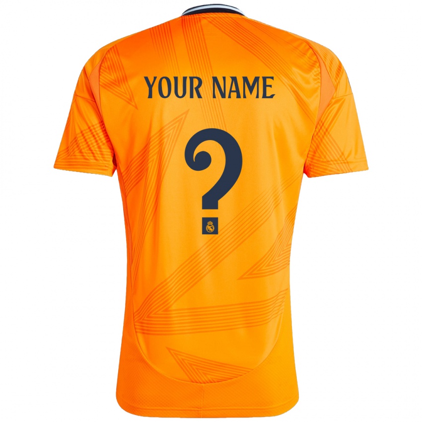 Enfant Maillot Votre Nom #0 Orange Tenues Extérieur 2024/25 T-Shirt Belgique