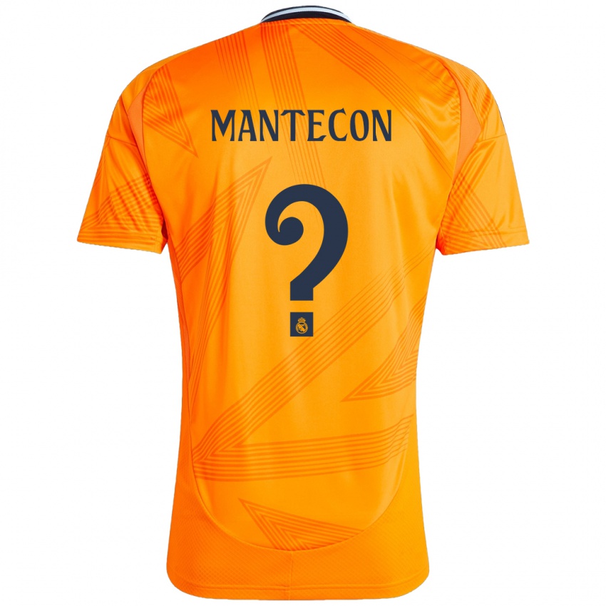 Kinderen Hugo Mantecon #0 Oranje Uitshirt Uittenue 2024/25 T-Shirt België