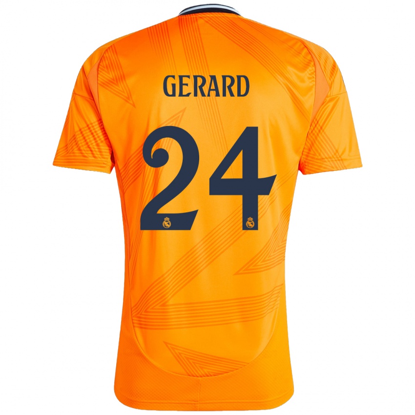 Kinderen Meline Gerard #24 Oranje Uitshirt Uittenue 2024/25 T-Shirt België