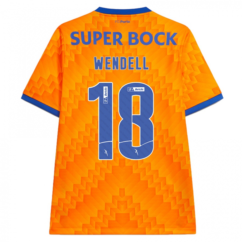 Kinderen Wendell #18 Oranje Uitshirt Uittenue 2024/25 T-Shirt België