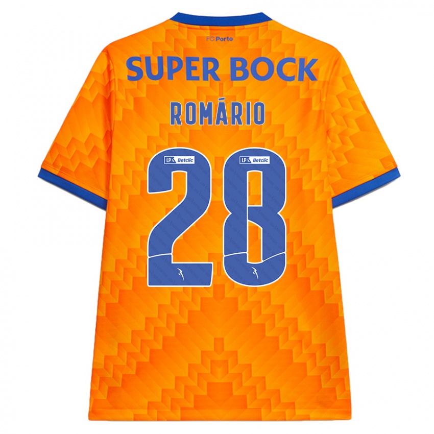 Enfant Maillot Romario Baro #28 Orange Tenues Extérieur 2024/25 T-Shirt Belgique