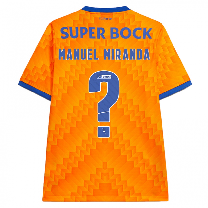 Kinderen Manuel Miranda #0 Oranje Uitshirt Uittenue 2024/25 T-Shirt België