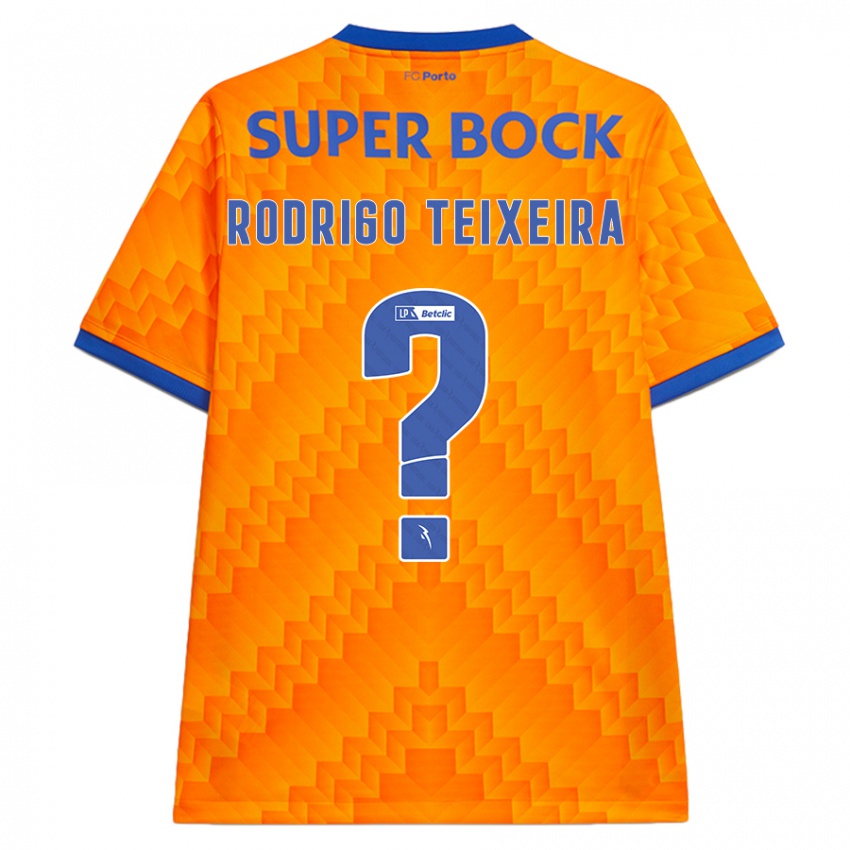 Kinderen Rodrigo Teixeira #0 Oranje Uitshirt Uittenue 2024/25 T-Shirt België