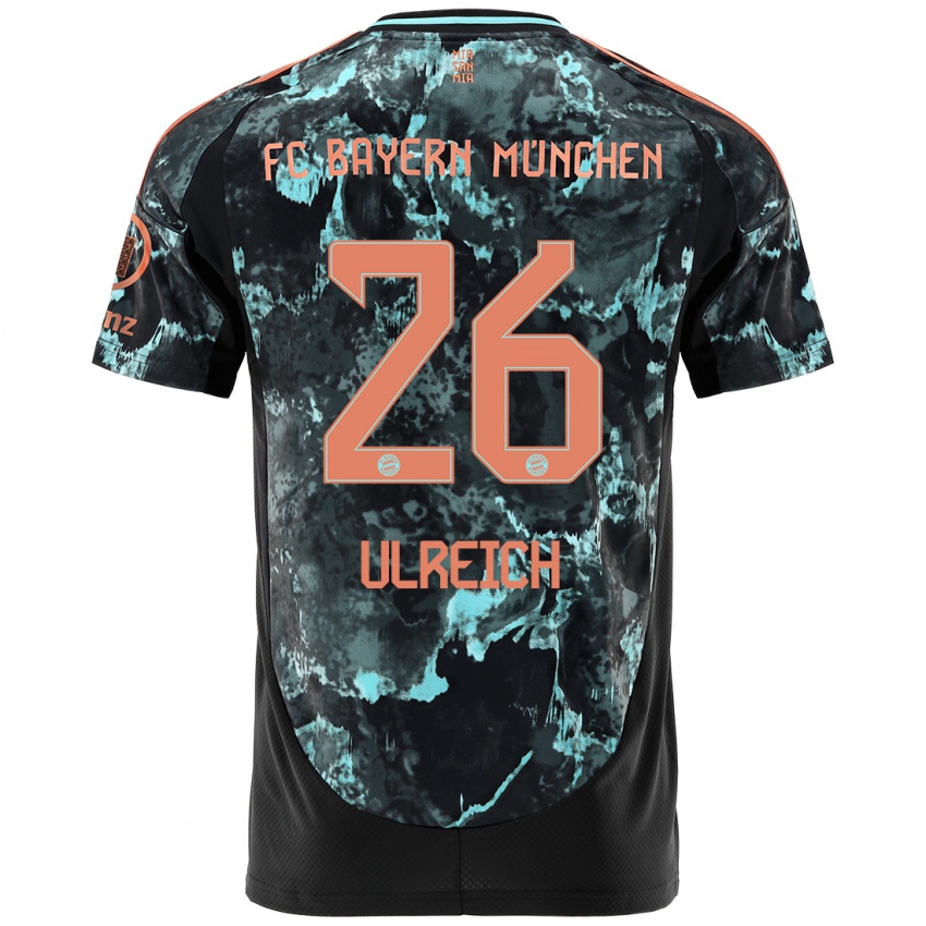 Kinderen Sven Ulreich #26 Zwart Uitshirt Uittenue 2024/25 T-Shirt België