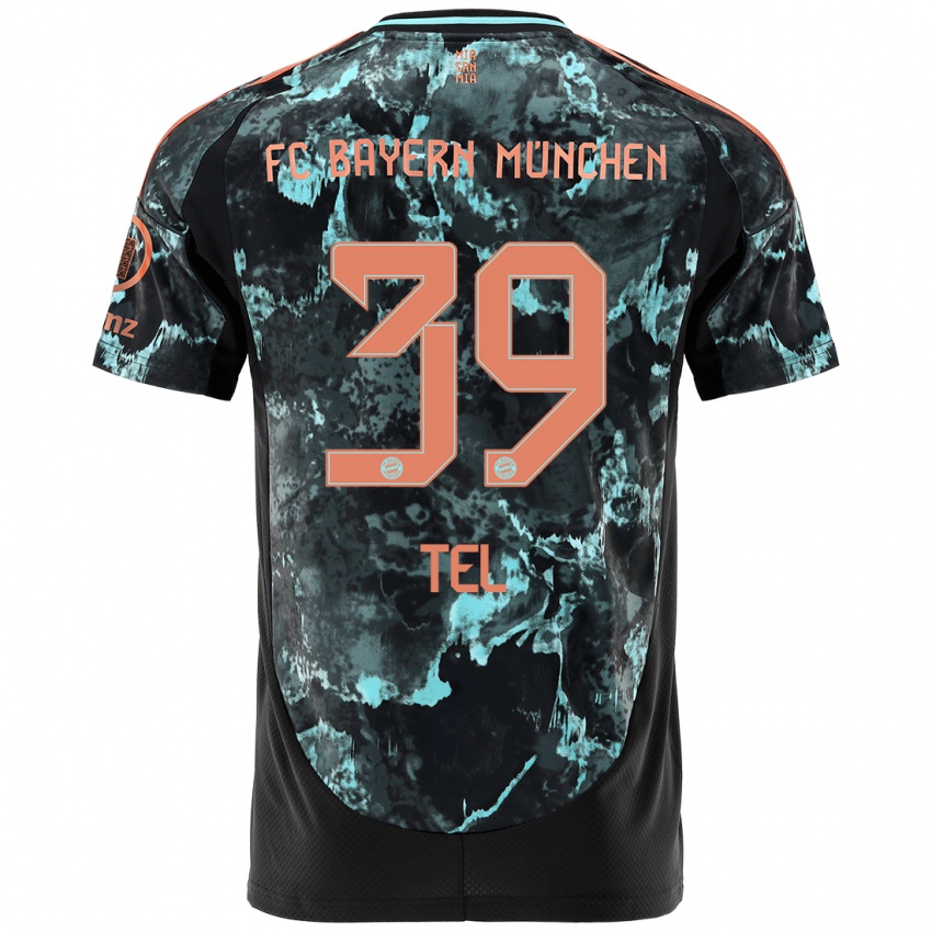 Kinder Mathys Tel #39 Schwarz Auswärtstrikot Trikot 2024/25 T-Shirt Belgien