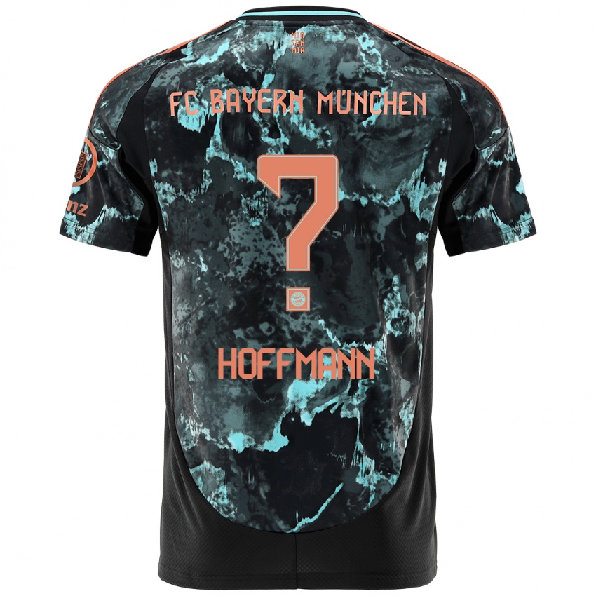 Kinderen Tim Hoffmann #0 Zwart Uitshirt Uittenue 2024/25 T-Shirt België