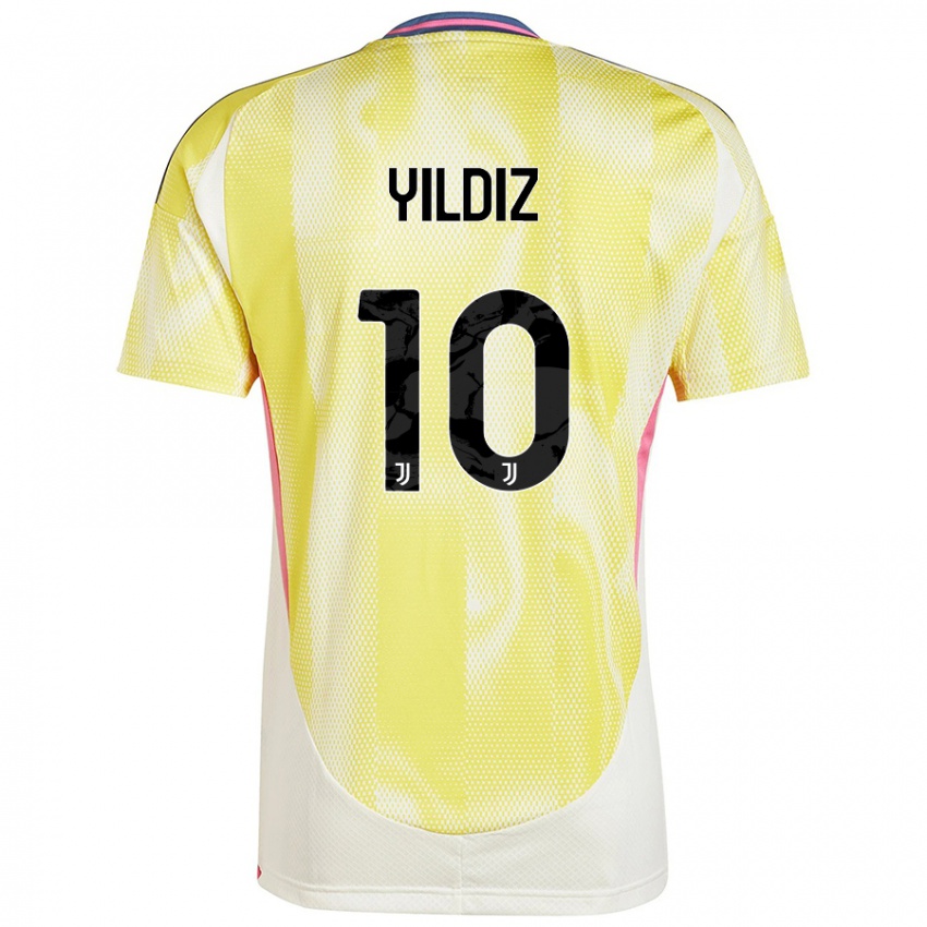 Enfant Maillot Kenan Yildiz #10 Jaune Solaire Tenues Extérieur 2024/25 T-Shirt Belgique