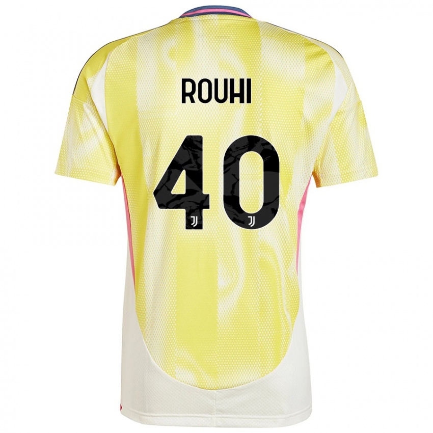 Kinderen Jonas Rouhi #40 Zonnig Geel Uitshirt Uittenue 2024/25 T-Shirt België