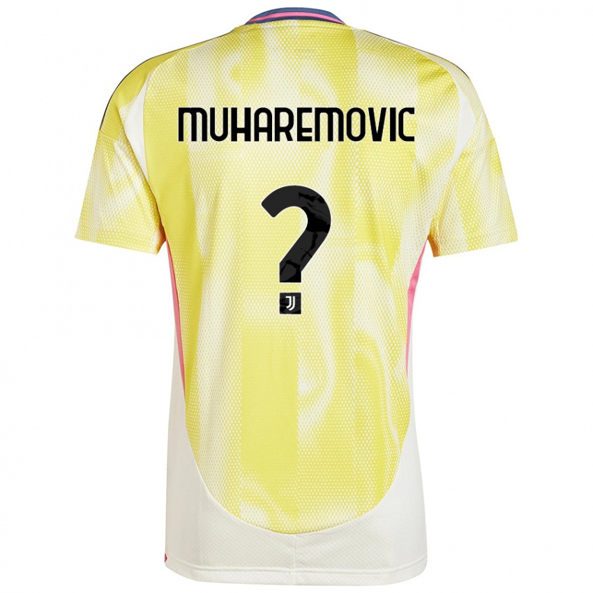 Enfant Maillot Tarik Muharemovic #0 Jaune Solaire Tenues Extérieur 2024/25 T-Shirt Belgique