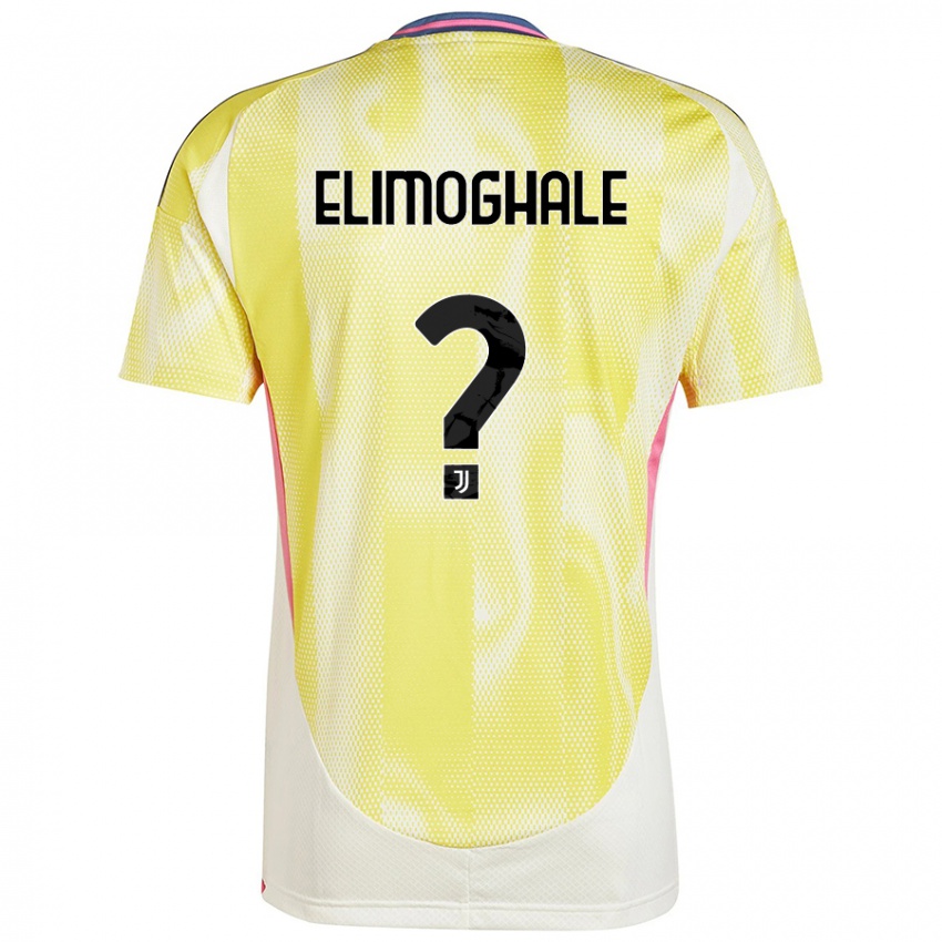 Enfant Maillot Destiny Elimoghale #0 Jaune Solaire Tenues Extérieur 2024/25 T-Shirt Belgique