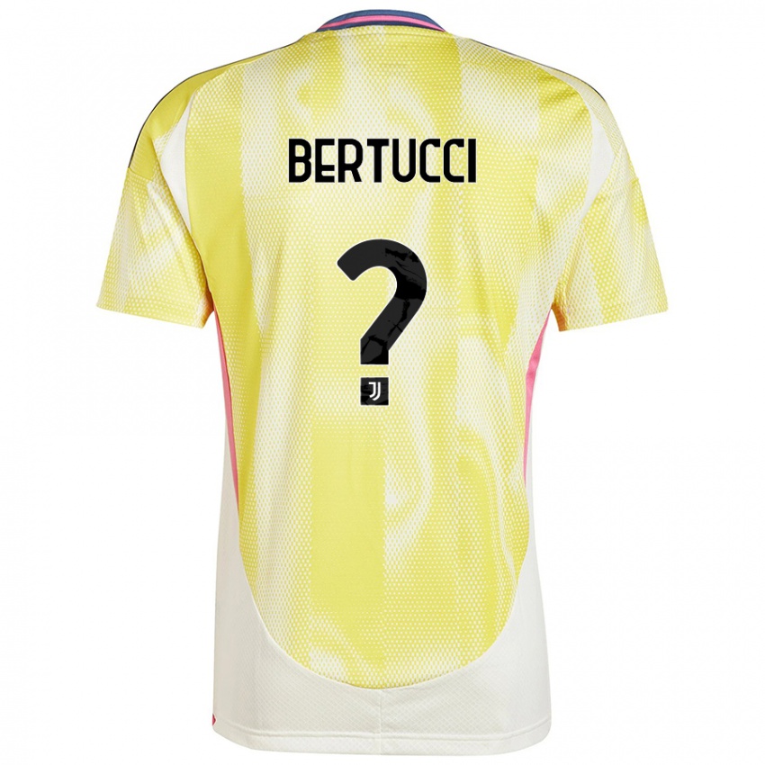 Enfant Maillot Sofia Bertucci #0 Jaune Solaire Tenues Extérieur 2024/25 T-Shirt Belgique