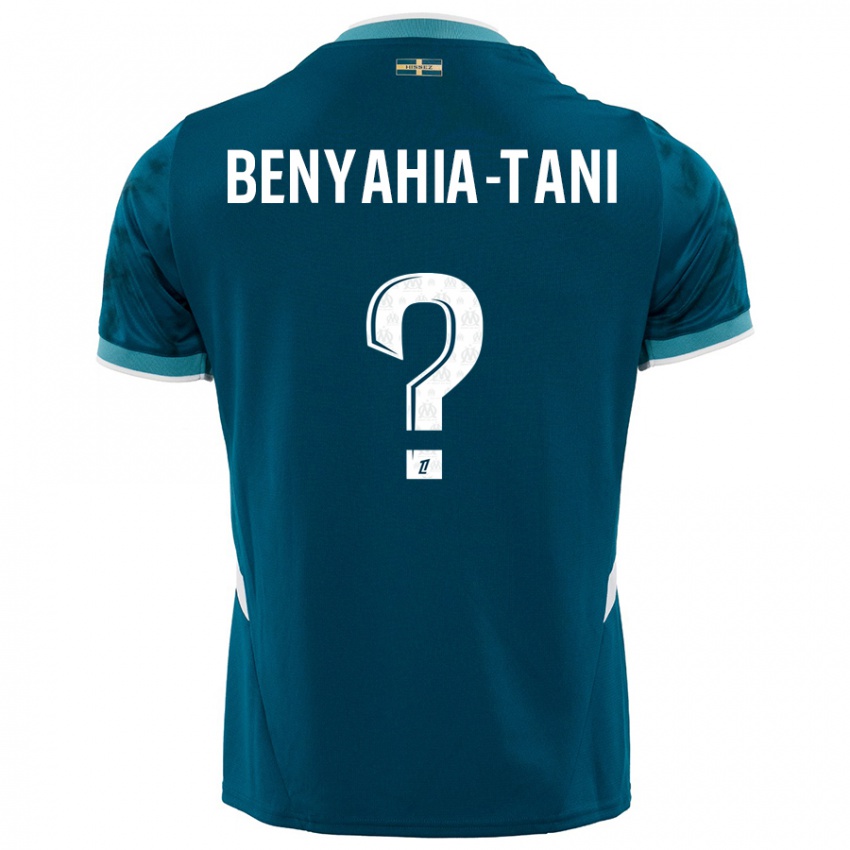 Enfant Maillot Aylan Benyahia-Tani #0 Turquoise Bleu Tenues Extérieur 2024/25 T-Shirt Belgique