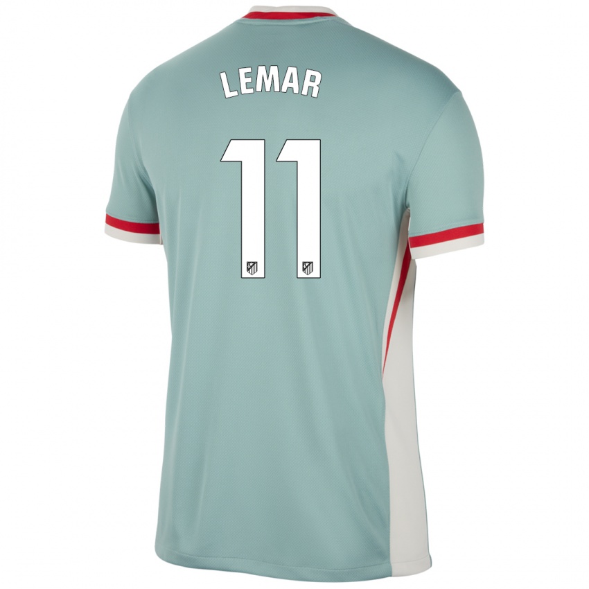 Kinder Thomas Lemar #11 Hellbeige Blau Auswärtstrikot Trikot 2024/25 T-Shirt Belgien