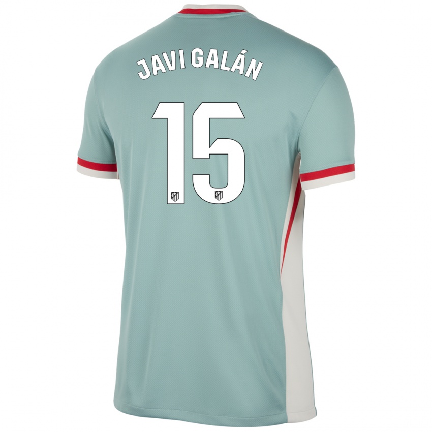 Kinder Javi Galán #15 Hellbeige Blau Auswärtstrikot Trikot 2024/25 T-Shirt Belgien