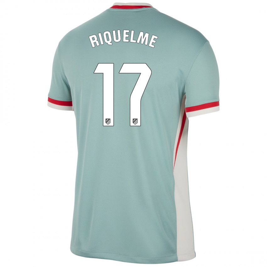 Kinder Rodrigo Riquelme #17 Hellbeige Blau Auswärtstrikot Trikot 2024/25 T-Shirt Belgien