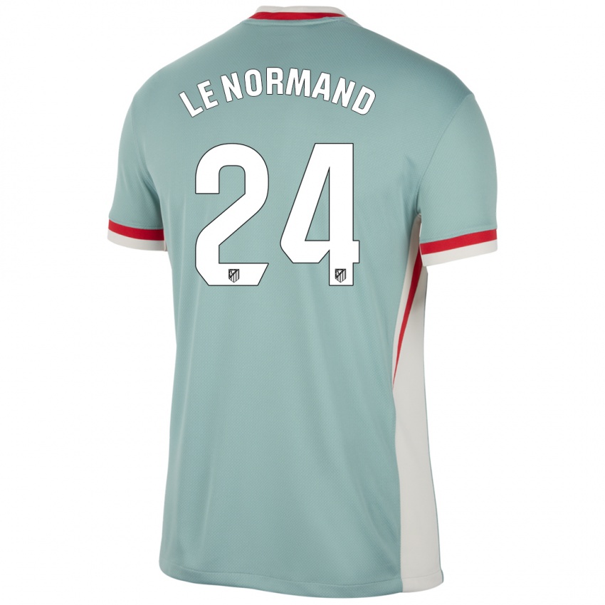 Kinder Robin Le Normand #24 Hellbeige Blau Auswärtstrikot Trikot 2024/25 T-Shirt Belgien