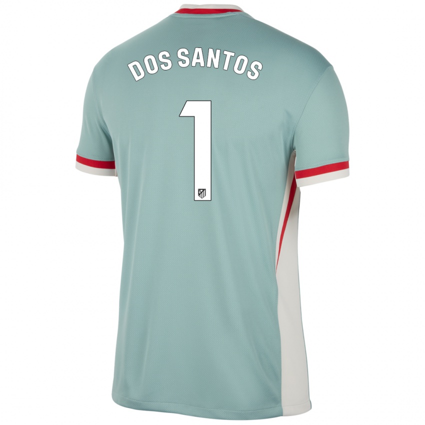 Kinder Alex Dos Santos #1 Hellbeige Blau Auswärtstrikot Trikot 2024/25 T-Shirt Belgien