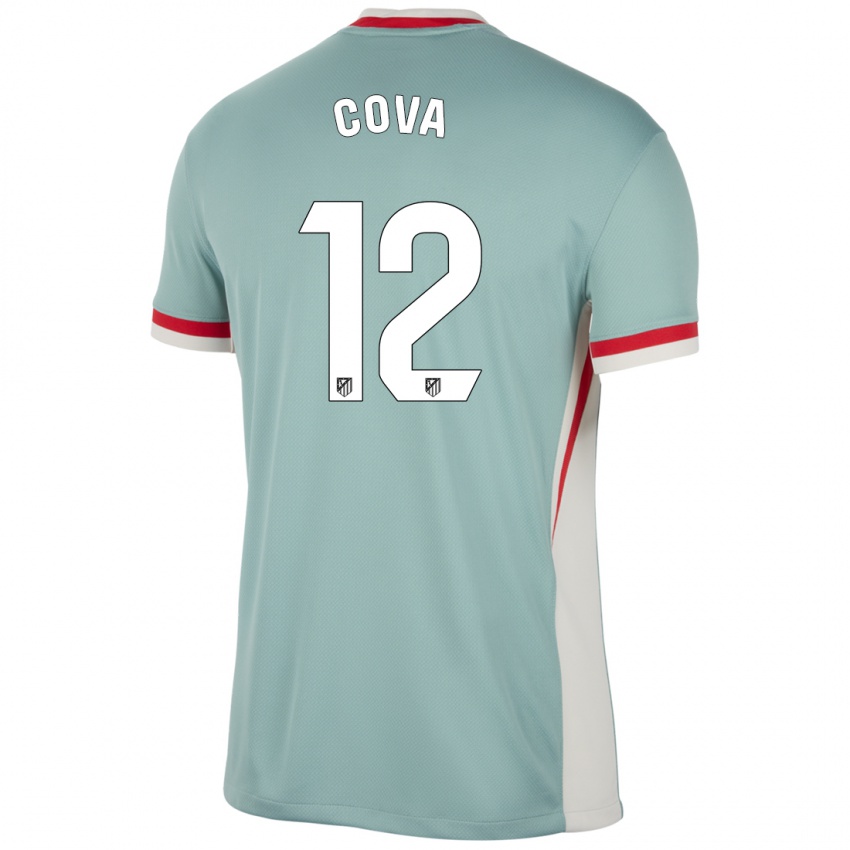 Kinder Adrian Cova #12 Hellbeige Blau Auswärtstrikot Trikot 2024/25 T-Shirt Belgien