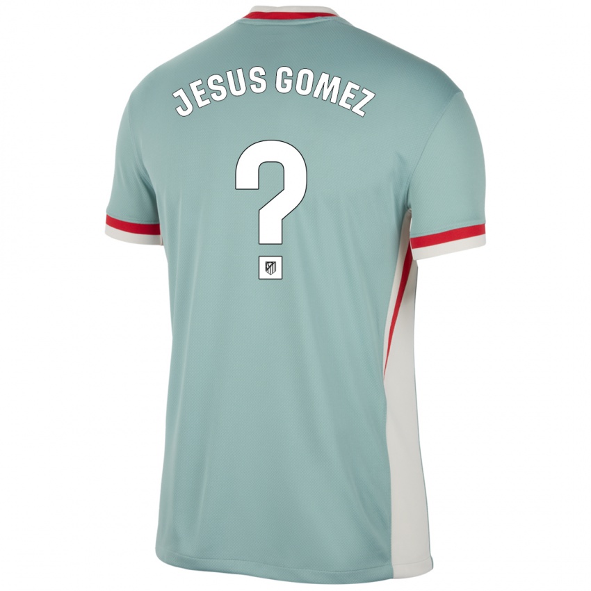 Kinderen Jesus Gomez #0 Lichtbeige Blauw Uitshirt Uittenue 2024/25 T-Shirt België