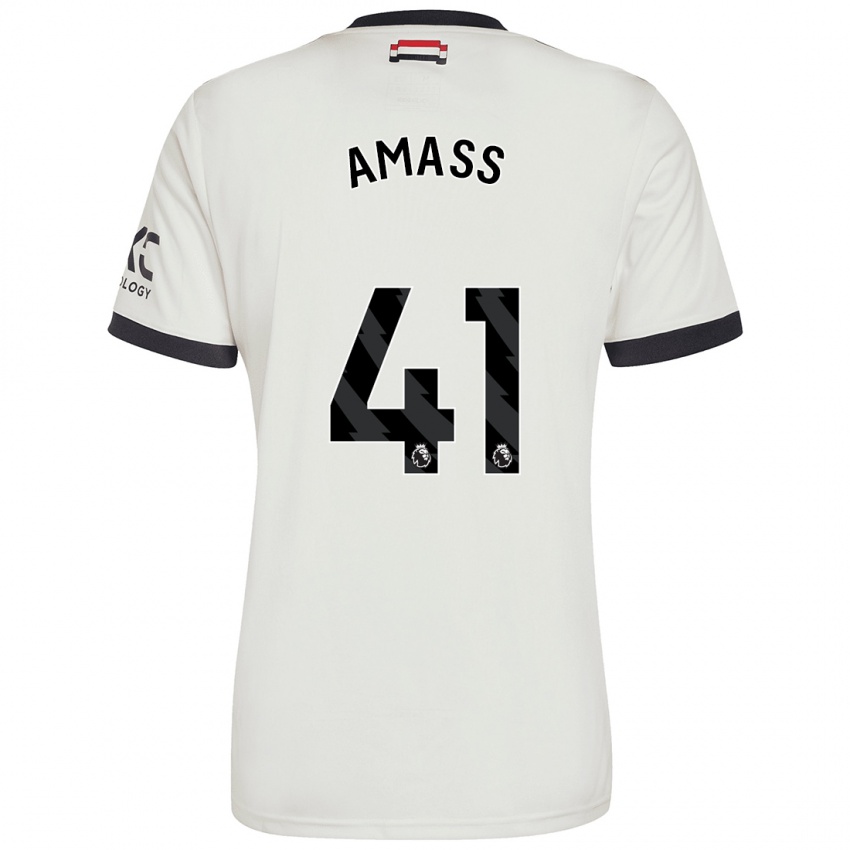 Kinderen Harry Amass #41 Gebroken Wit Thuisshirt Derde Tenue 2024/25 T-Shirt België