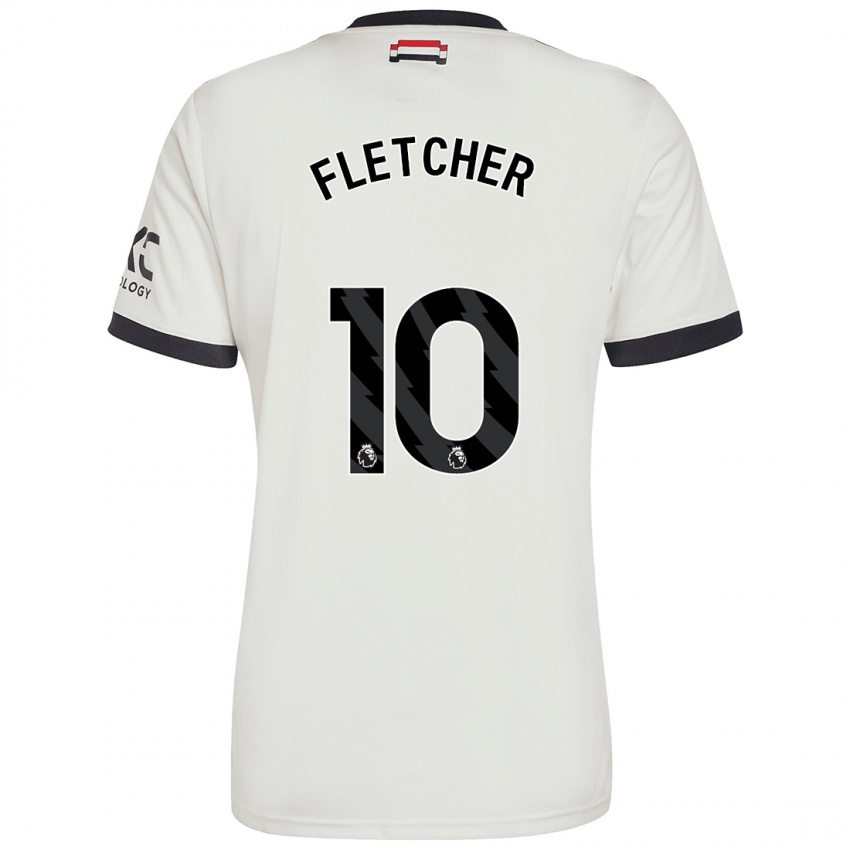 Kinderen Jack Fletcher #10 Gebroken Wit Thuisshirt Derde Tenue 2024/25 T-Shirt België