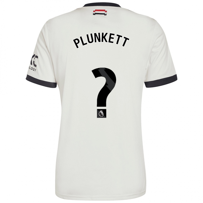 Kinderen Dante Plunkett #0 Gebroken Wit Thuisshirt Derde Tenue 2024/25 T-Shirt België