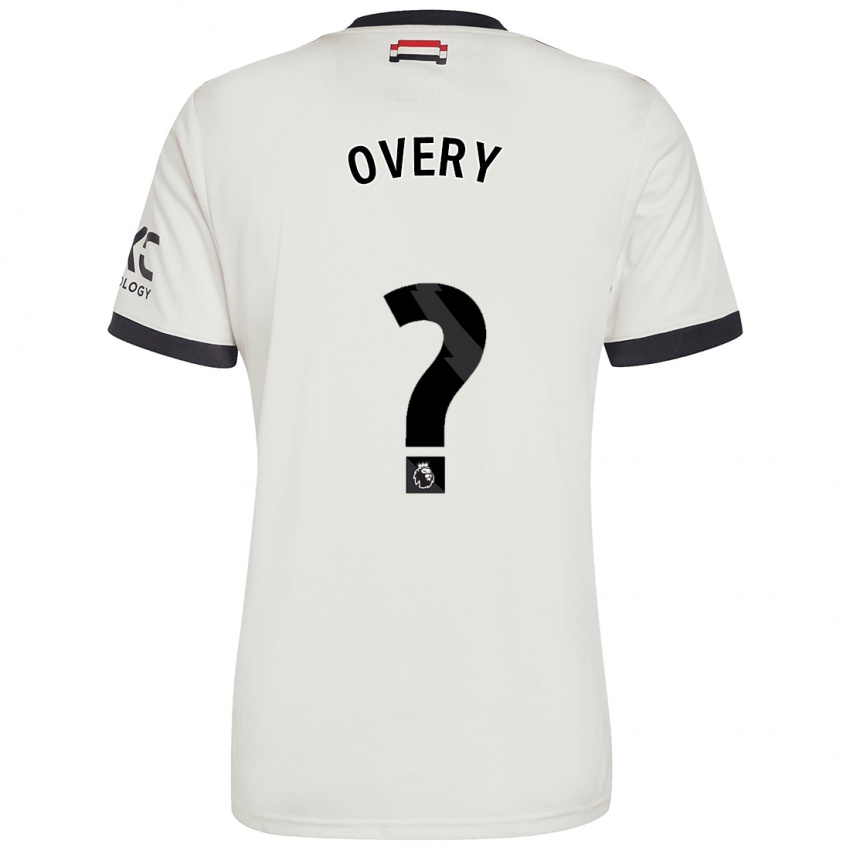 Kinderen James Overy #0 Gebroken Wit Thuisshirt Derde Tenue 2024/25 T-Shirt België