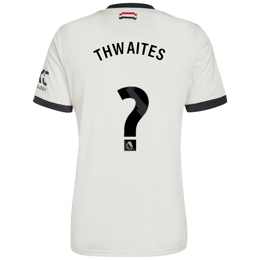 Kinderen Jim Thwaites #0 Gebroken Wit Thuisshirt Derde Tenue 2024/25 T-Shirt België