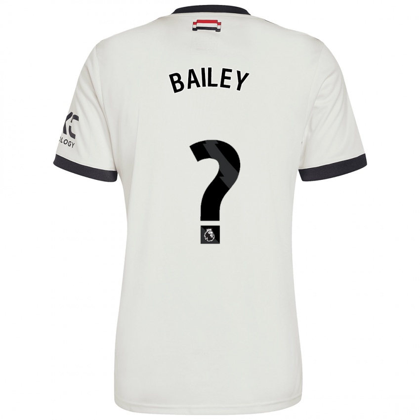 Kinderen James Bailey #0 Gebroken Wit Thuisshirt Derde Tenue 2024/25 T-Shirt België