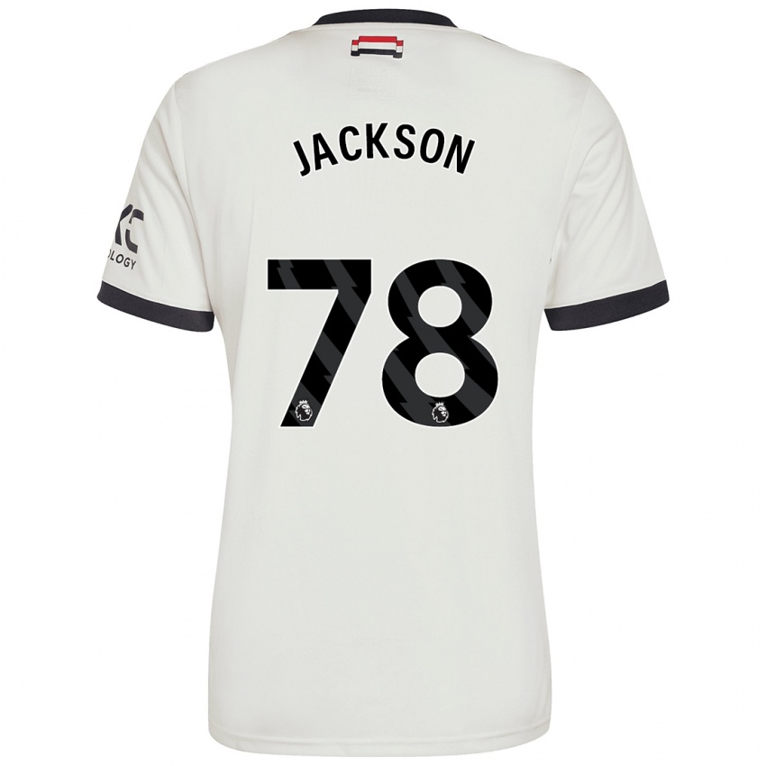 Kinderen Louis Jackson #78 Gebroken Wit Thuisshirt Derde Tenue 2024/25 T-Shirt België