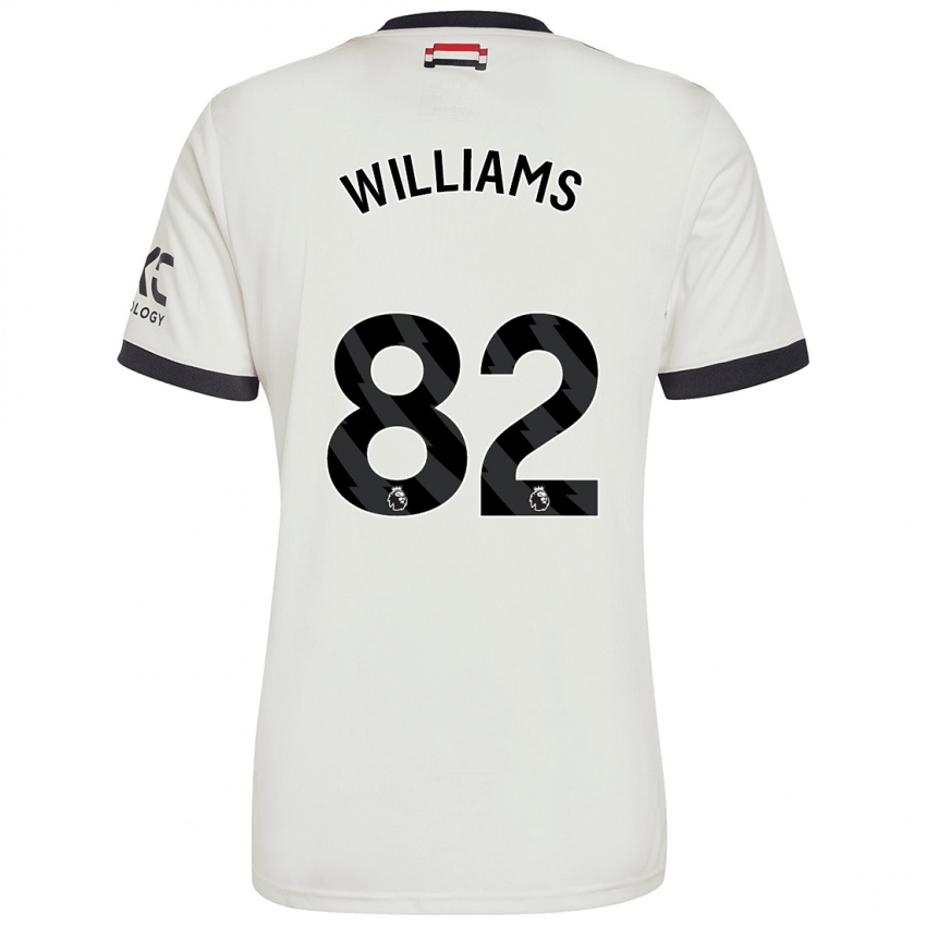 Kinderen Ethan Williams #82 Gebroken Wit Thuisshirt Derde Tenue 2024/25 T-Shirt België