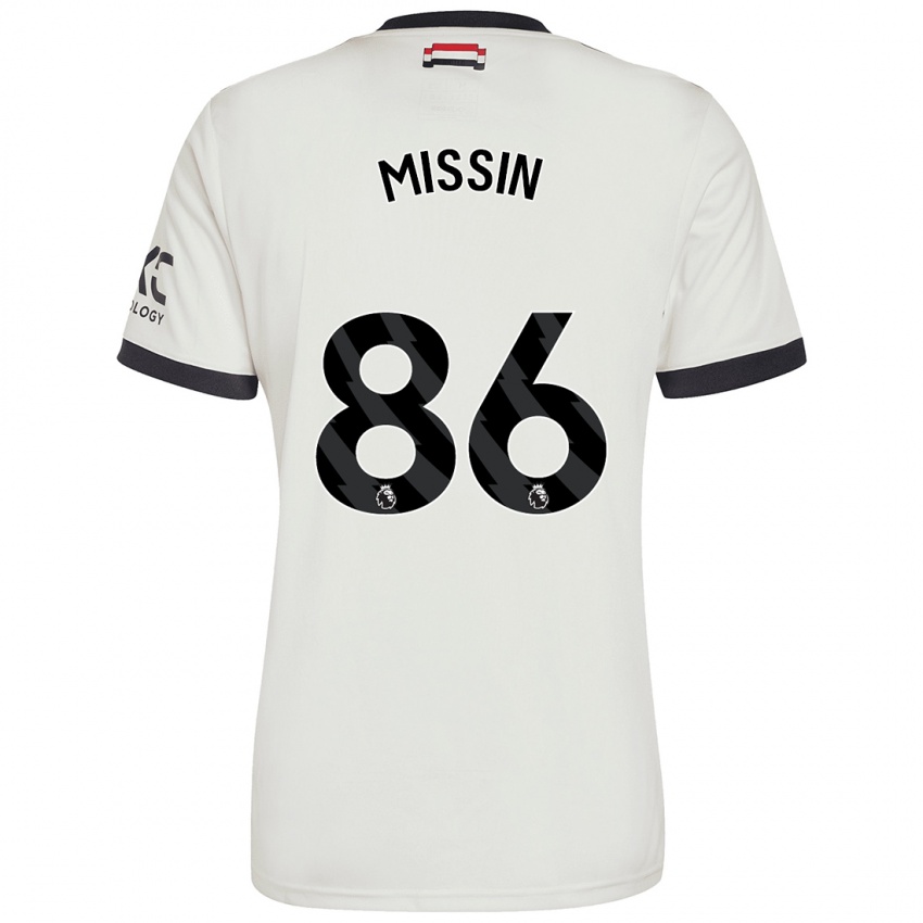 Kinderen Ashton Missin #86 Gebroken Wit Thuisshirt Derde Tenue 2024/25 T-Shirt België