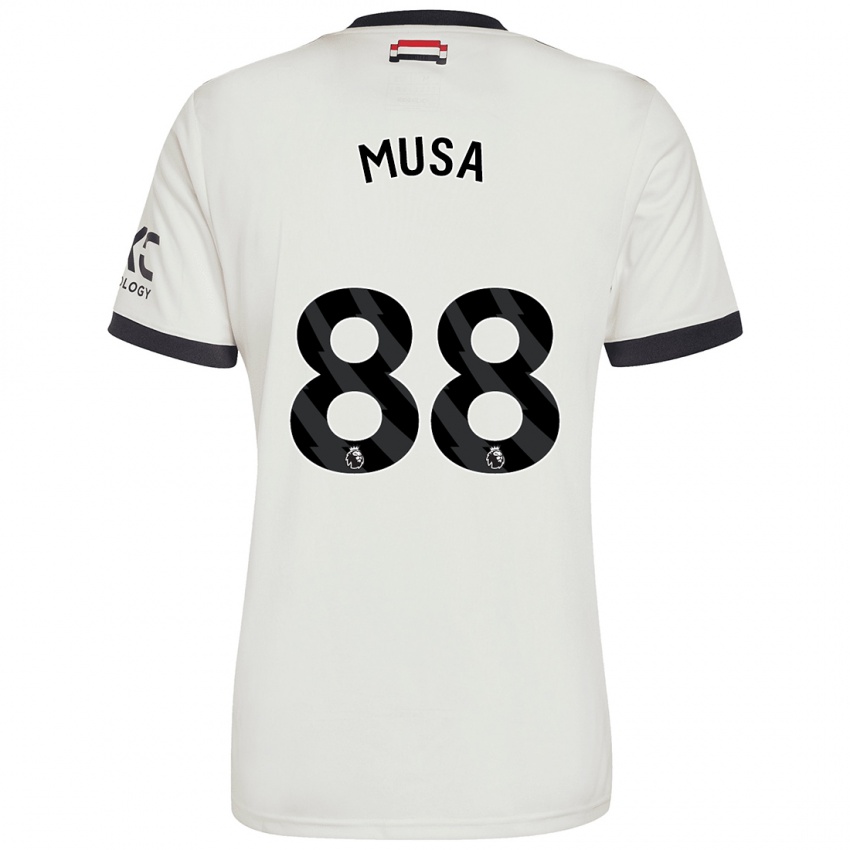 Kinderen Victor Musa #88 Gebroken Wit Thuisshirt Derde Tenue 2024/25 T-Shirt België