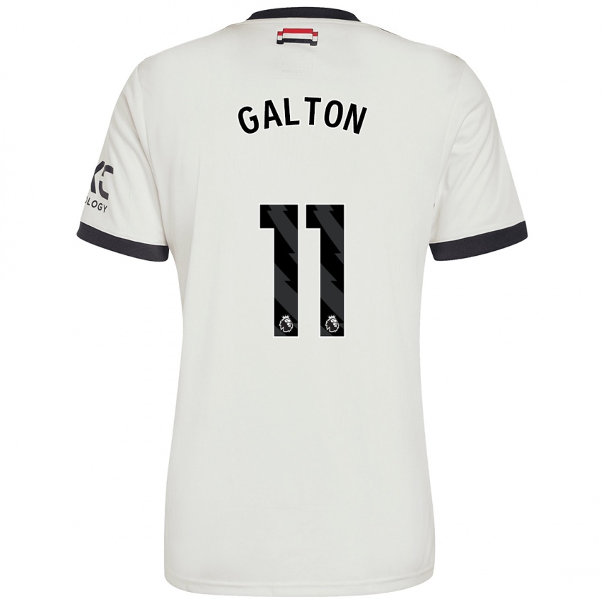 Kinderen Leah Galton #11 Gebroken Wit Thuisshirt Derde Tenue 2024/25 T-Shirt België