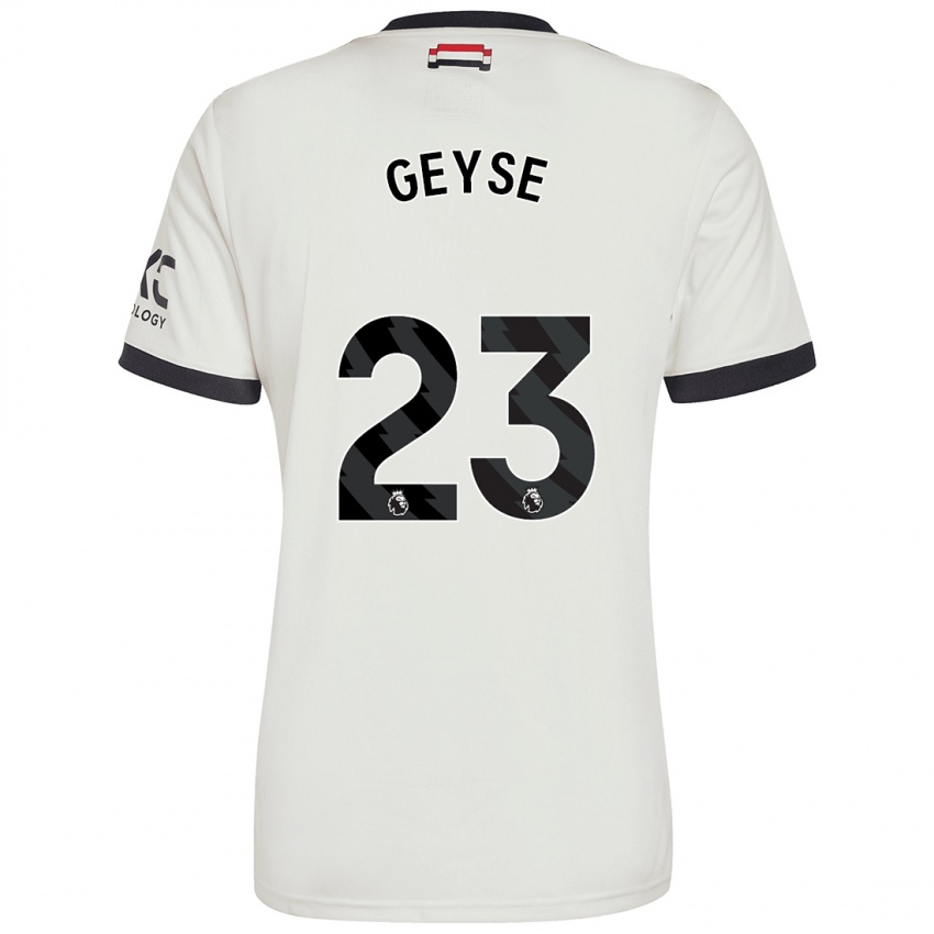 Kinderen Geyse #23 Gebroken Wit Thuisshirt Derde Tenue 2024/25 T-Shirt België