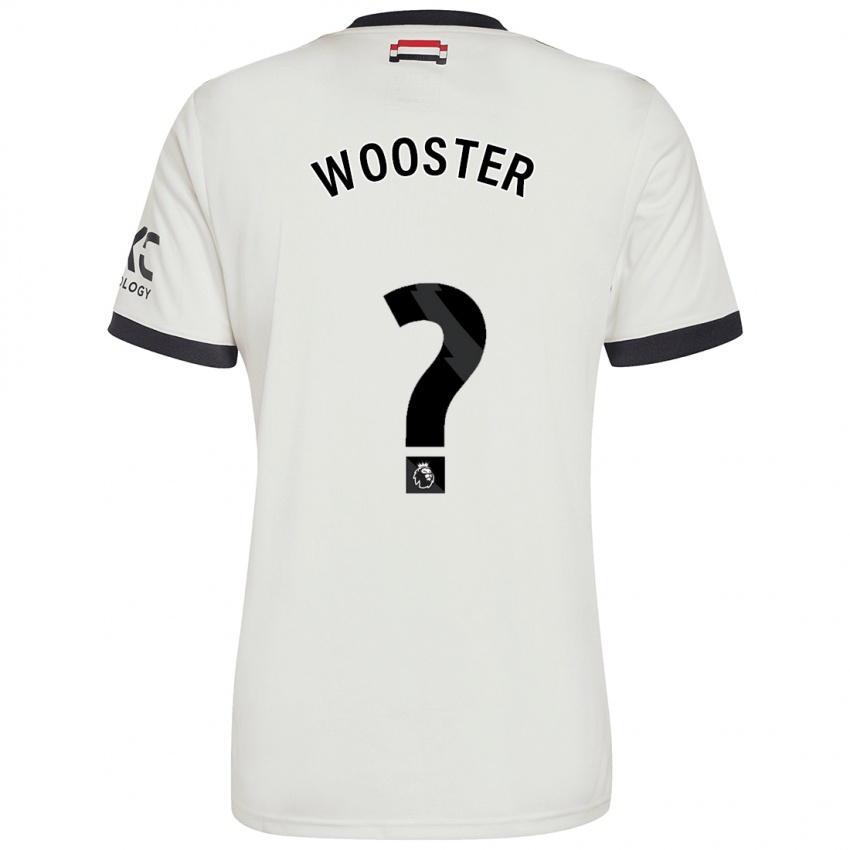 Kinderen Tom Wooster #0 Gebroken Wit Thuisshirt Derde Tenue 2024/25 T-Shirt België