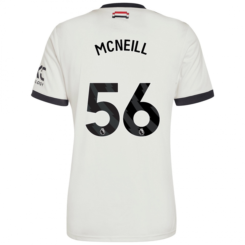 Kinderen Charlie Mcneill #56 Gebroken Wit Thuisshirt Derde Tenue 2024/25 T-Shirt België