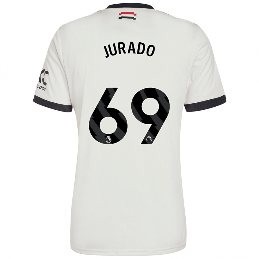 Kinderen Marc Jurado #69 Gebroken Wit Thuisshirt Derde Tenue 2024/25 T-Shirt België