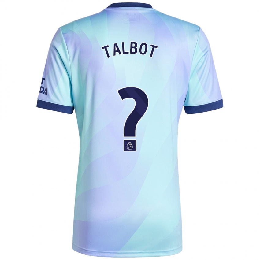 Enfant Maillot Jack Talbot #0 Aqua Troisieme 2024/25 T-Shirt Belgique